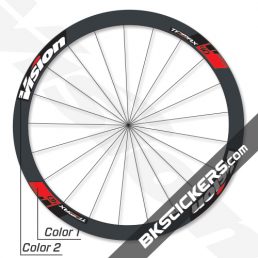 Vision TriMax T40 Disc Decals kit - bkstickers.com