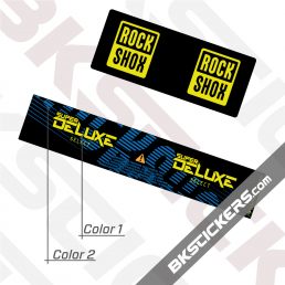 Rockshox Super Deluxe Select 2021 Rear Shox Decals kit