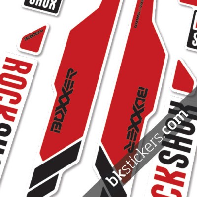 Rockshox Boxxer dark red