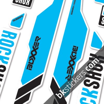 Rockshox Boxxer light blue