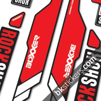 rockshox boxxer light red