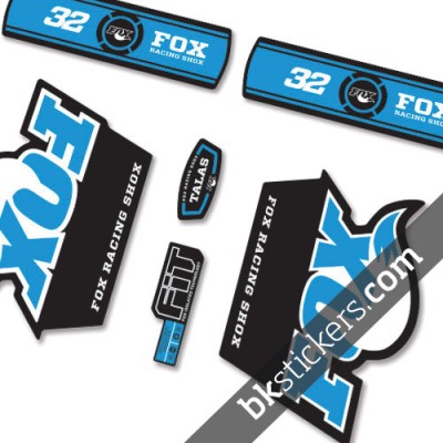 Fox 32 Talas Decals Kit Black Forks - bkstickers.com