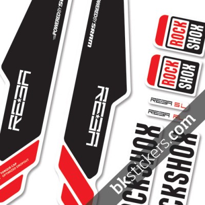 Rockshox Reba 2013 light-red