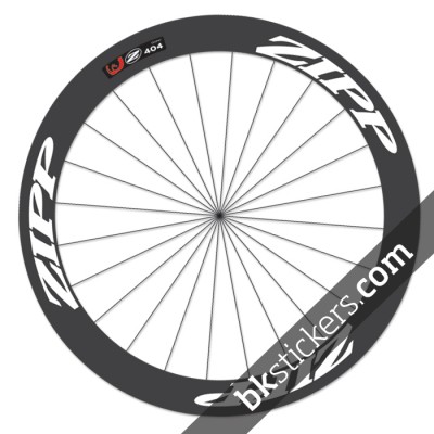 zipp 404 custom wheels stickers white