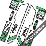 Rockshok Pike 2015 B - Bksticker fork stickers