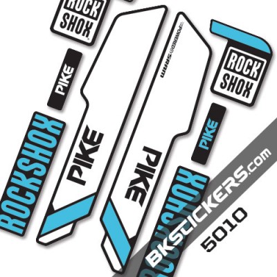 Rockshok Pike Santa Cruz - Bksticker fork stickers