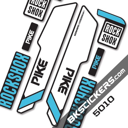 Rockshok Pike Santa Cruz - Bksticker fork stickers