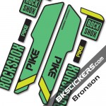 Rockshok Pike Santa Cruz - Bksticker fork stickers