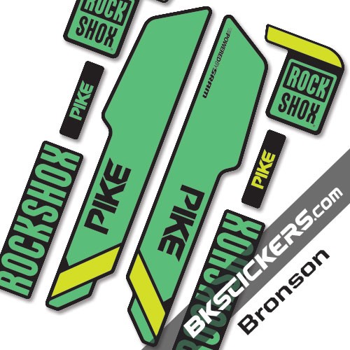 Rockshok Pike Santa Cruz - Bksticker fork stickers