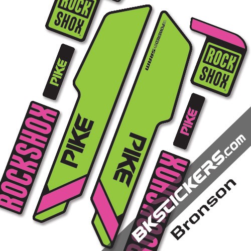 Rockshok Pike Santa Cruz - Bksticker fork stickers