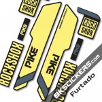 Rockshok Pike Santa Cruz - Bksticker fork stickers