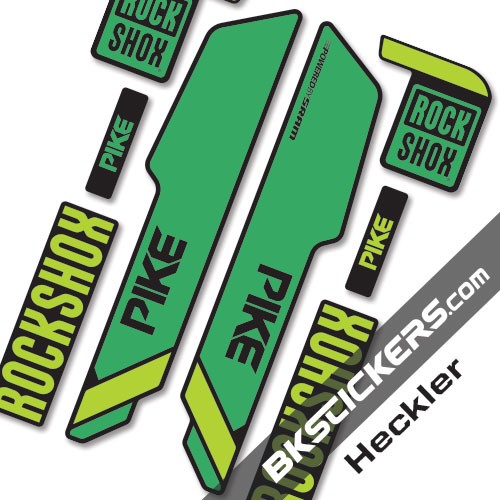 Rockshok Pike Santa Cruz - Bksticker fork stickers