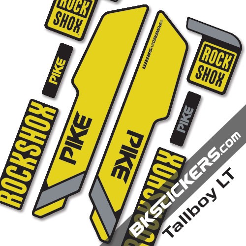 Rockshok Pike Santa Cruz - Bksticker fork stickers
