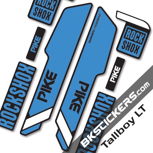 Rockshok Pike Santa Cruz - Bksticker fork stickers