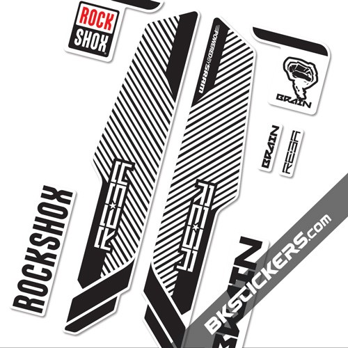 Rockshox RS Reba Brain - Bkstickers fork stickers