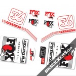 Fox Factory 36 2016 stickers kit White Forks - Bkstickers.com