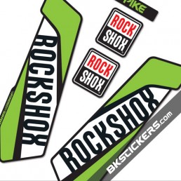 Rockshox Pike 2016 stickers kit Black Forks