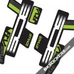 BOS Idylle RaRe FCV Stickers kit Black Forks - bkstickers