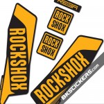 Rockshox REBA 2016 Stickers Kit Black Forks - bkstickers