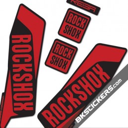 Rockshox REBA 2015 Stickers Kit Black Forks - bkstickers.com