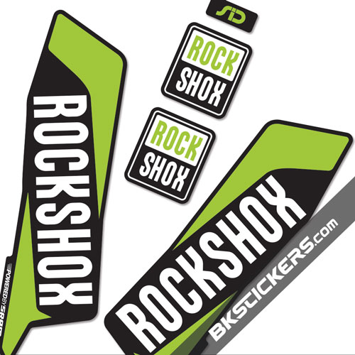 Rockshox SID 2015 Stickers Kit Black Forks