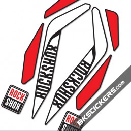 Rockshox RS-1 Stickers kit black Forks - bkstickers.com