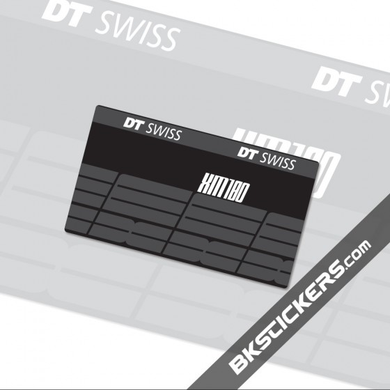 DT SWISS XM180 Stickers kit Rear Shocks