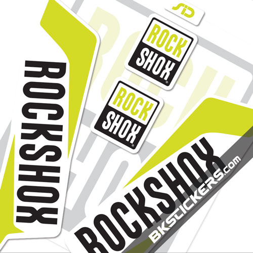 Rockshox SID 2016 Stickers Kit White Forks