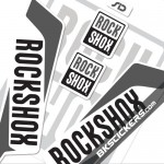 Rockshox SID 2016 Stickers Kit White Forks