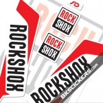 Rockshox SID 2016 Stickers Kit White Forks