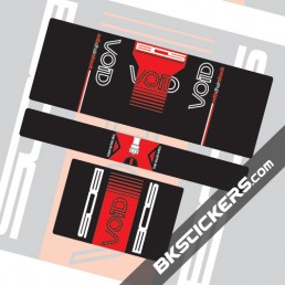 BOS VOID 2016 Stickers Kit Rear Shock - bkstickers.com