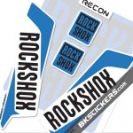 Rockshox Recon 2016 Decals Kit White Forks - bkstickers.com