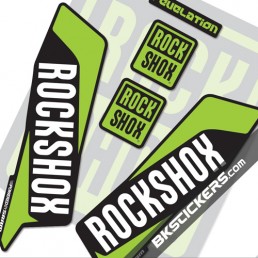 Rockshox Revelation 2016 Decals Kit Black Forks bkstickers