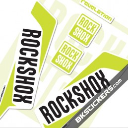 Rockshox Revelation 2016 Decals Kit White Forks bkstickers