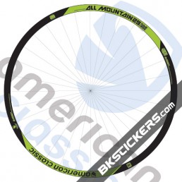 American Classic All Mountain 29er Decals Kit - bkstickers