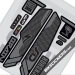 Rockshox SID Brain 2014 Stickers kit Black Forks