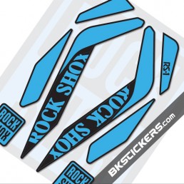 Rockshox RS-1 25th Ltd Edition Decals Kits - bkstickers.com