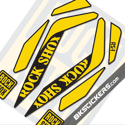 Rockshox RS-1 25th Ltd Edition Decals Kits - bkstickers.com