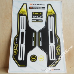 BOS IDYLLE RARE STICKERS KIT BLACK FORKS