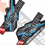 Marzocchi 888 Decals Black Forks Kit - bkstickers.com