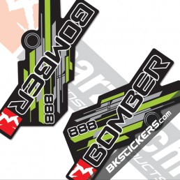 Marzocchi 888 Decals Black Forks Kit - bkstickers.com