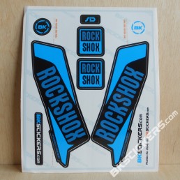 ROCKSHOX SID 2016 STICKERS KIT BLACK FORKS