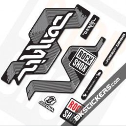 Rockshox Domain Black Fork Decals kit - bkstickers.com