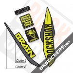 Rockshox SID Brain 2017 Black Fork Decals kit - Bkstickers.com