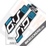 Rockshox SID 2020 Black Fork Decals kit - BkStickers.com