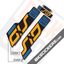 Rockshox SID 2020 Black Fork Decals kit - BkStickers.com