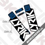 Rockshox Lyric 2020 stickers kit Black Forks 01