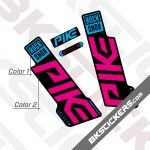 Rockshox Pike 2020 stickers kit Black Forks 02