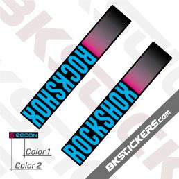 Rockshox Recon 2021 Black Fork Decals kit - BkStickers.com