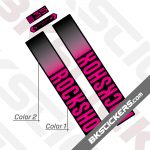 Rockshox 35 2021 Black Fork Decals kit - BkStickers.com